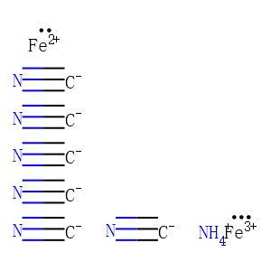 Ammonium iron(III) hexacyanoferrate(II)