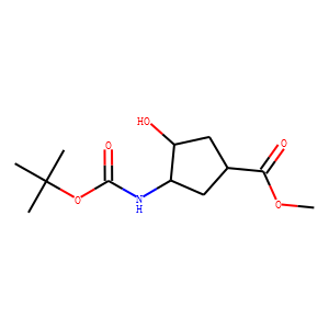 (1R,3S,4S)-3-[[(1,1-Dimethylethoxy)carbonyl]amino]-4-hydroxycyclopentanecarboxylic Acid Methyl Ester