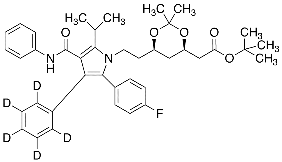 (6-2-3-(4-Phenylcarbamoyl)-5-(4-fluoro-phenyl)-2-isopropyl-4-phenyl-d5-py.....