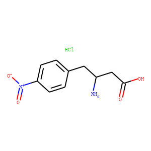 (S)-3-Amino-4-(4-nitrophenyl)butanoic acid, HCl