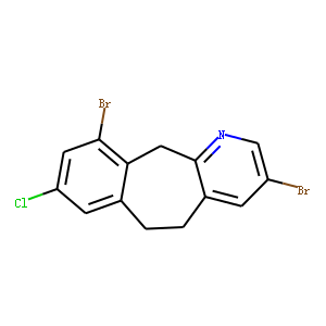 3,10-Dibromo-8-chloro-6,11-dihydro-5H-benzo[5,6]cyclohepta[1,2-b]pyridine