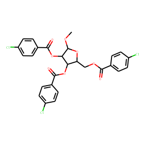 Methyl 2,3,5-Tri-O-p-chlorobenzoyl-β-D-ribofuranoside