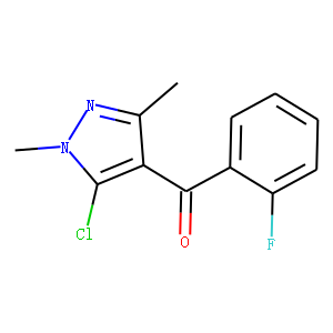 (5-Chloro-1,3-dimethyl-1H-pyrazol-4-yl)(2-fluorophenyl)methanone