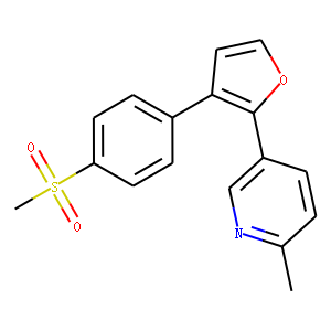2-Methyl-5-(3-(4-(methylsulfonyl)phenyl)furan-2-yl)pyridine