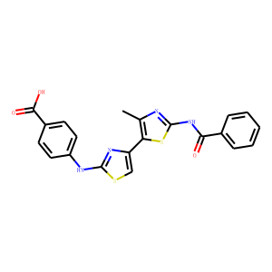 4-[[2’-(Benzoylamino)-4’-methyl[4,5’-bithiazol]-2-yl]amino]benzoic Acid