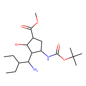 (1S,2S,3S,4R)-3-[(1S)-1-Amino-2-ethylbutyl]-4-[[(1,1-dimethylethoxy)carbonyl]amino]-2-hydroxycyclope
