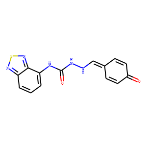 N-2,1,3-Benzothiadiazol-4-yl-2-[(4-hydroxyphenyl)methylene]hydrazinecarboxamide, 