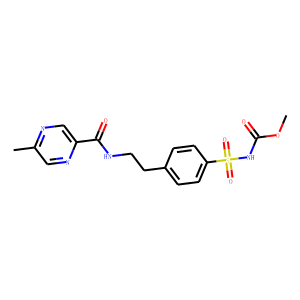 Methyl 4-[β-(5-Methylpyrazine-2-carboxamido)ethyl]benzene Sulfonamide Carbamate