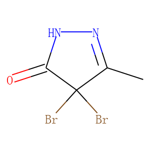 4,4-Dibromo-2,4-dihydro-5-methyl-3H-pyrazol-3-one
