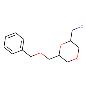 2-(Iodomethyl)-6-[(phenylmethoxy)methyl]-1,4-dioxane