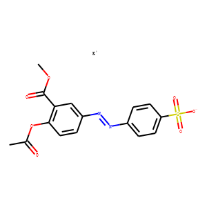 5-[(p-Sulfophenyl)azo]salicylic Acid Acetate Methyl Ester Potassium Salt
