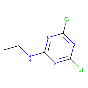 2,4-Dichloro-6-ethylamino-s-triazine