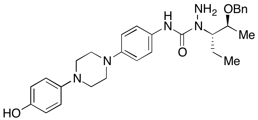 1-((2S,3S)-2-(Benzyloxy)pentan-3-yl)-N-(4-(4-(4-hydroxyphenyl)piperazin-1-yl)phenyl)hydrazinecarboxa