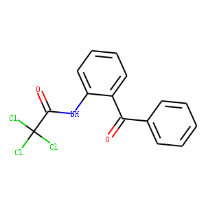 N-(Benzoylphenyl)-2,2,2-trichloroacetamide