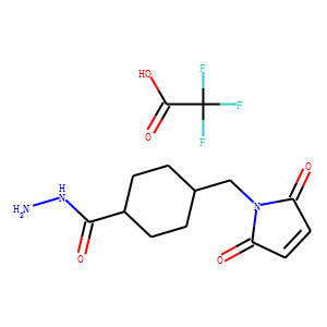 4-(Maleimidomethyl)cyclohexane-1-carboxyl-hydrazide, Trifluoroacetic Acid Salt