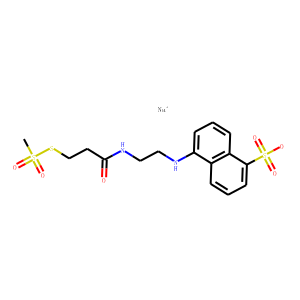 N-(Methanethiosulfonylethylcarboxamidoethyl)-5 -naphthylamine-1-sulfonic acid, Sodium Salt
