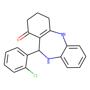 11-(2-Chlorophenyl)-2,3,4,5,10,11-hexahydro-1H-dibenzo[b,e][1,4]diazepin-1-one