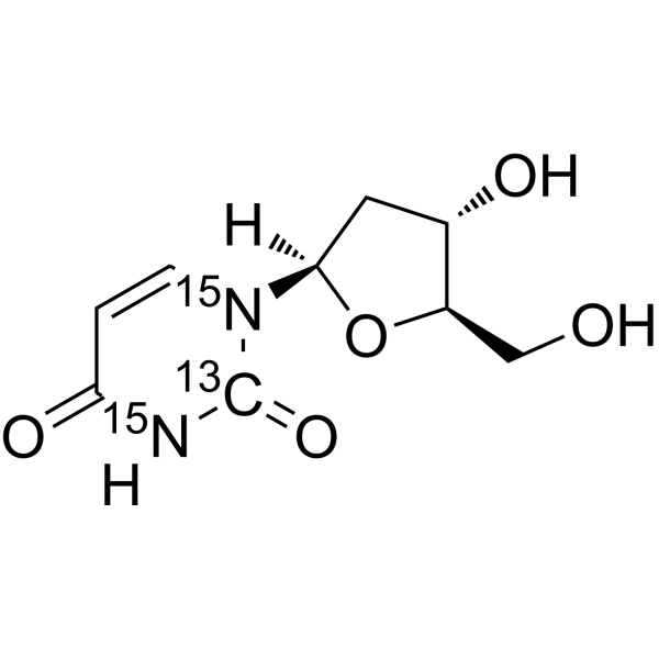 2’-Deoxyuridine-13C,15N2