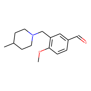 4-Methoxy-3-[(4-methylpiperidin-1-yl)methyl]benzaldehyde