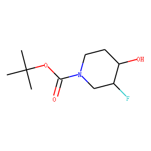 3-Fluoro-4-hydroxy-1-piperidinecarboxylic Acid tert-Butyl Ester(Mixture of Diastereomers)