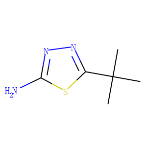 2-Amino-5-tert-butyl-1,3,4-thiadiazole