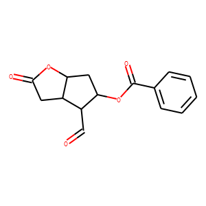 3β-Benzoyloxy-2β-carboxaldehyde-5α-hydroxy-1α-cyclopentaneacetic Acid γ-Lactone