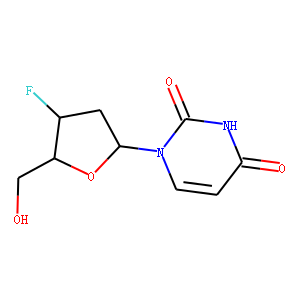 2’,3’-Dideoxy-3’-fluorouridine