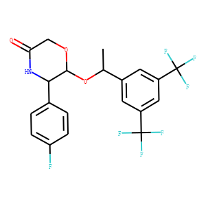 (5S,6R)-6-[(1R)-1-[3,5-Bis(trifluoromethyl)phenyl]ethoxy]-5-(4-fluorophenyl)-3-morpholinone[Aprepita