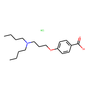 4-[3-(Dibutylamino)propoxy]benzoic Acid Hydrochloride