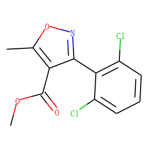 3-(2,6-Dichlorophenyl)-5-methyl-4-isoxazolylcarboxylic Acid Methyl Ester