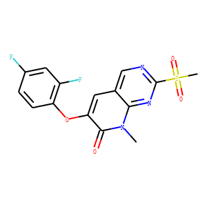 6-(2,4-Difluorophenoxy)-8-methyl-2-(methylsulfonyl)pyrido[2,3-d]pyrimidin-7(8H)-one