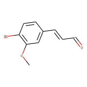 4-Hydroxy-3-methoxycinnamaldehyde,458-36-6
