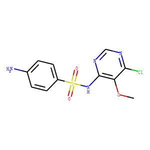 4-Amino-N-(6-chloro-5-methoxypyrimidin-4-yl)benzenesulfonamide