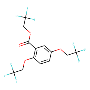 2,2,2-Trifluoroethyl 2,5-Bis(2,2,2-trifluoroethoxy)benzoate
