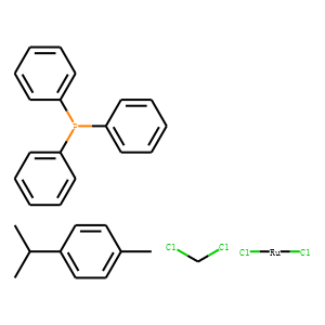 Dichloromethane;dichlororuthenium;1-methyl-4-propan-2-ylbenzene;triphenylphosphane