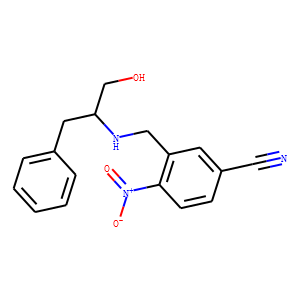 (R)-3-[[N-(1-Hydroxymethyl-2-phenylethyl)amino]methyl]-4-nitrobenzenecarbonitrile