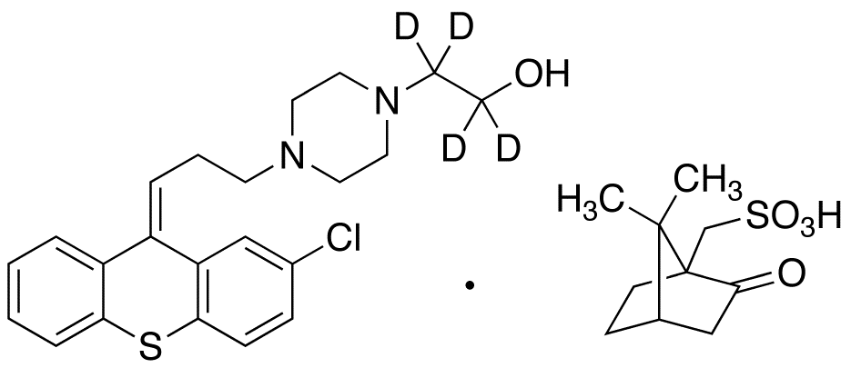 Zuclopenthixol-d4  (-)-10-Camphorsulfonic Acid Salt