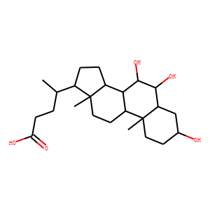3α,6α,7α-Trihydroxy-5β-cholanic Acid