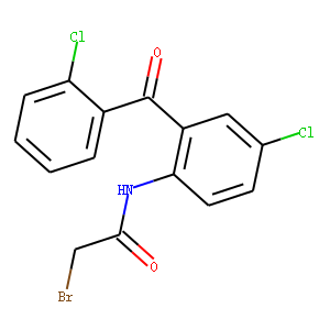 2-Bromo-acetamide-2’,5-dichlorobenzophenone
