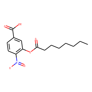4-Nitro-3-[(1-oxooctyl)oxy]benzoic Acid