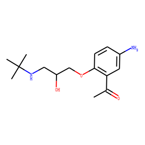 5-Amino-2-(3-(tert-butylamino)-2-hydroxypropoxy)acetophenone