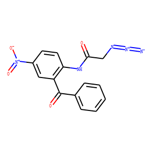 2-Azido-N-(2-benzoyl-4-nitrophenyl)acetamide