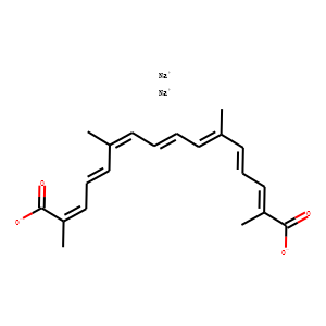 Trans-crocetin sodium