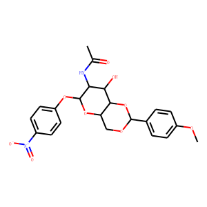 4-Nitrophenyl 2-Acetamido-4,6-O-methoxybenzylidene-2-deoxy-α-D-galactopyranoside