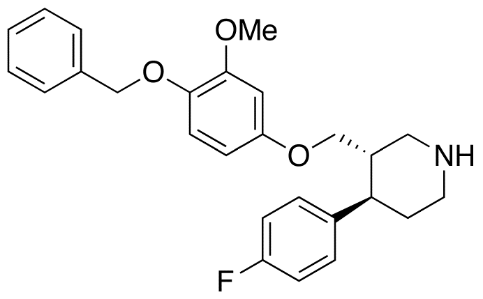 (3S,4R)-4-(4-Fluorophenyl)-3-[[3-methoxy-4-(benzyloxy)phenoxy]methyl]piperidine