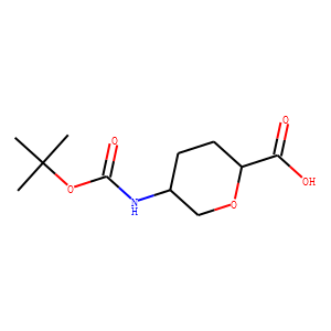 2,6-Anhydro-3,4,5-trideoxy-5-[[(1,1-dimethylethoxy)carbonyl]amino]-D-threo-hexonic Acid
