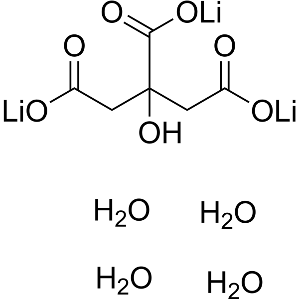 Citric acid trilithium salt tetrahydrate