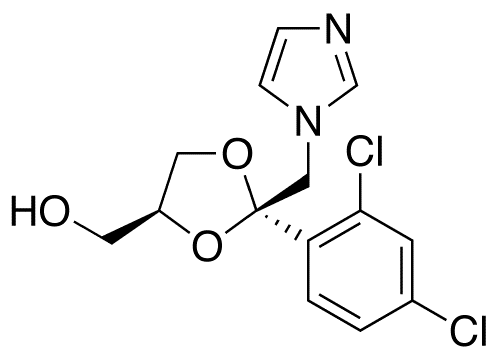 cis-2-(2,4-Dichlorophenyl)-2-(1H-imidazol-1-ylmethyl)-1,3-dioxolane-4-methanol