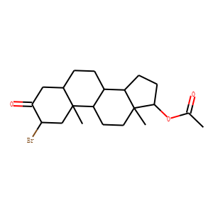 17β-Acetoxy-2α-bromo-5α-androstanone