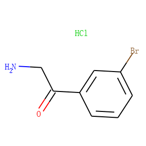 2-amino-1-(3-bromophenyl)ethanone, HCl